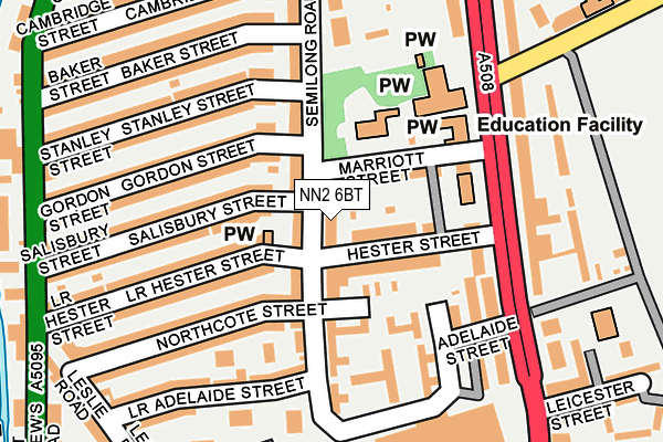 NN2 6BT map - OS OpenMap – Local (Ordnance Survey)