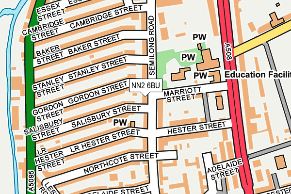 NN2 6BU map - OS OpenMap – Local (Ordnance Survey)