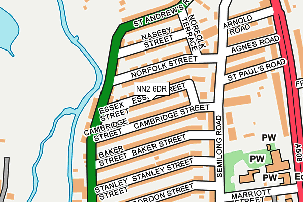NN2 6DR map - OS OpenMap – Local (Ordnance Survey)
