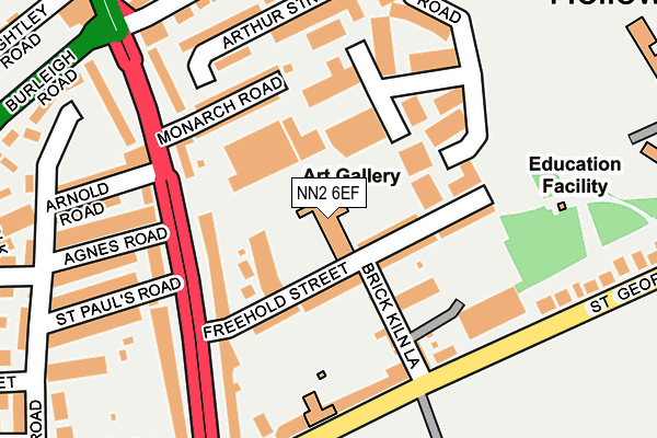 Map of TBU ACADEMY LTD at local scale