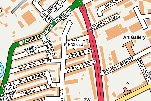 NN2 6EU map - OS OpenMap – Local (Ordnance Survey)