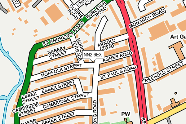 NN2 6EX map - OS OpenMap – Local (Ordnance Survey)