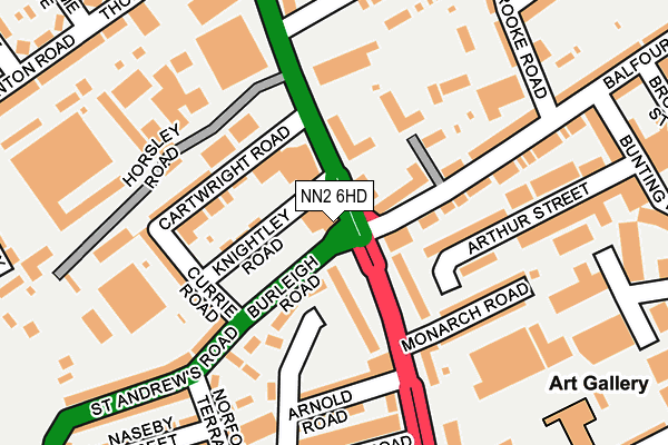 NN2 6HD map - OS OpenMap – Local (Ordnance Survey)