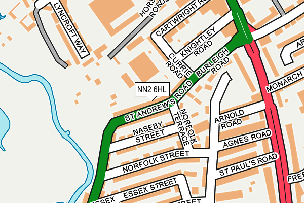NN2 6HL map - OS OpenMap – Local (Ordnance Survey)