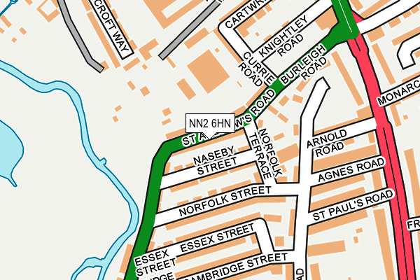 NN2 6HN map - OS OpenMap – Local (Ordnance Survey)