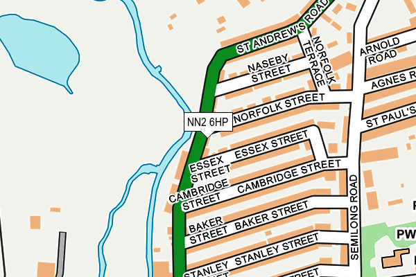 NN2 6HP map - OS OpenMap – Local (Ordnance Survey)