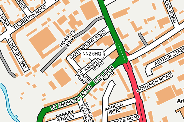 NN2 6HQ map - OS OpenMap – Local (Ordnance Survey)