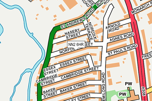 NN2 6HR map - OS OpenMap – Local (Ordnance Survey)