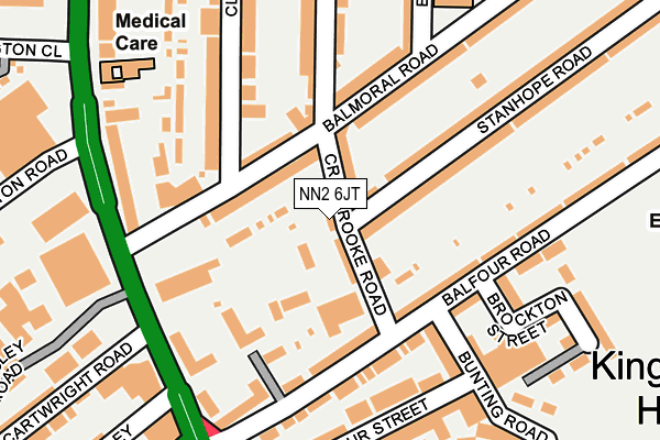 NN2 6JT map - OS OpenMap – Local (Ordnance Survey)