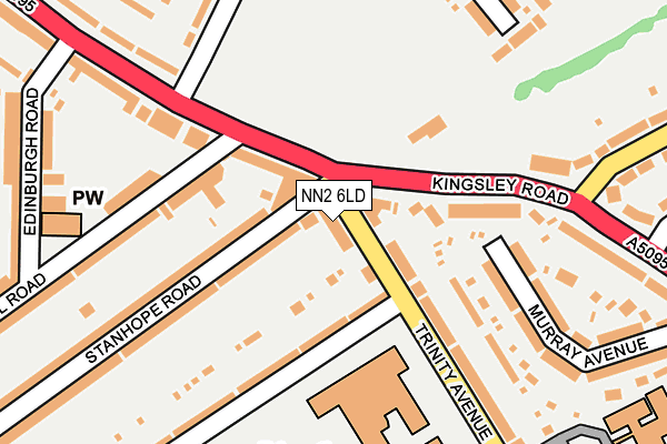 NN2 6LD map - OS OpenMap – Local (Ordnance Survey)