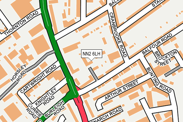 NN2 6LH map - OS OpenMap – Local (Ordnance Survey)
