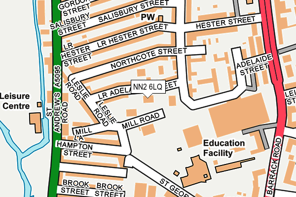 NN2 6LQ map - OS OpenMap – Local (Ordnance Survey)