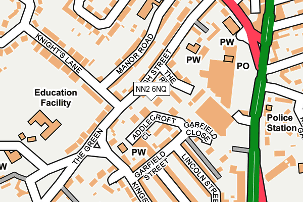 NN2 6NQ map - OS OpenMap – Local (Ordnance Survey)