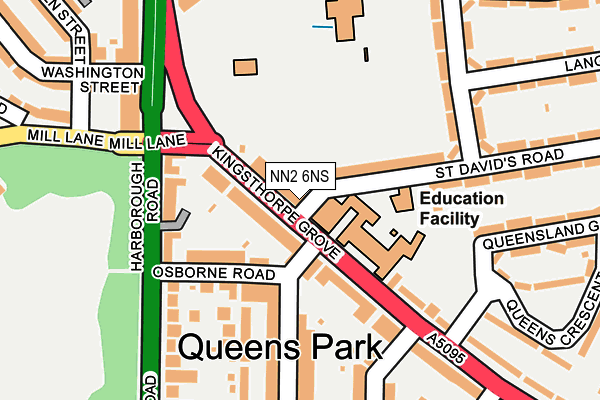 NN2 6NS map - OS OpenMap – Local (Ordnance Survey)