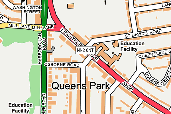 NN2 6NT map - OS OpenMap – Local (Ordnance Survey)