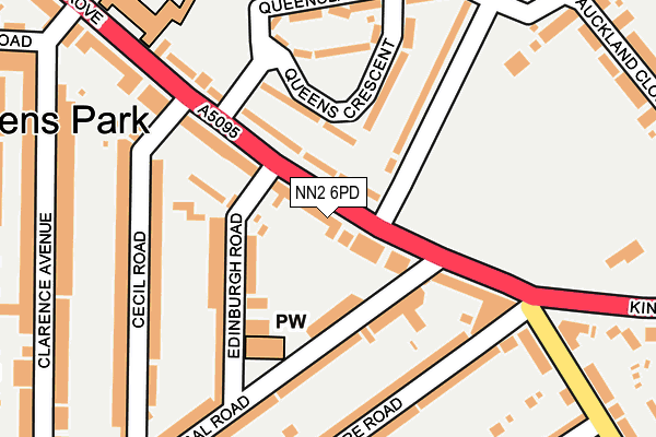 NN2 6PD map - OS OpenMap – Local (Ordnance Survey)