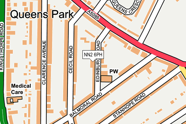 NN2 6PH map - OS OpenMap – Local (Ordnance Survey)