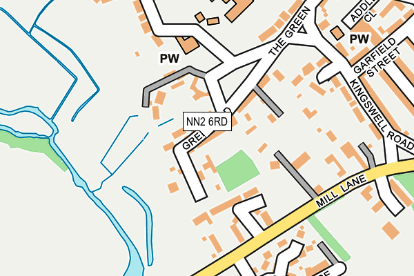 NN2 6RD map - OS OpenMap – Local (Ordnance Survey)