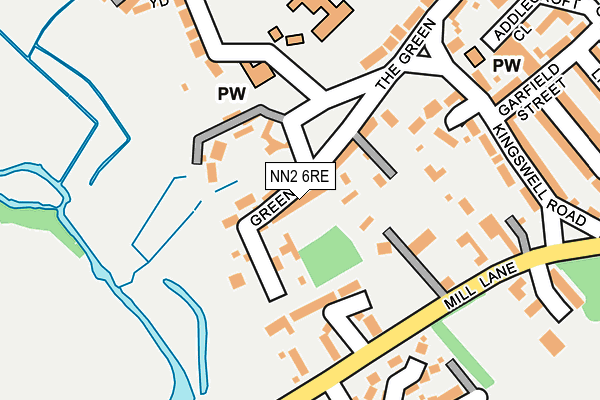 NN2 6RE map - OS OpenMap – Local (Ordnance Survey)