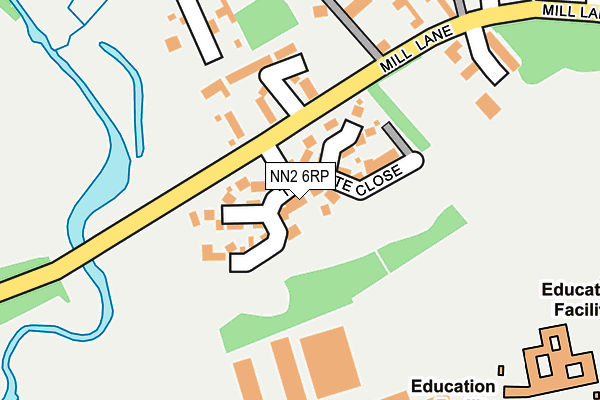 NN2 6RP map - OS OpenMap – Local (Ordnance Survey)