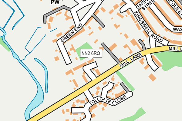 NN2 6RQ map - OS OpenMap – Local (Ordnance Survey)