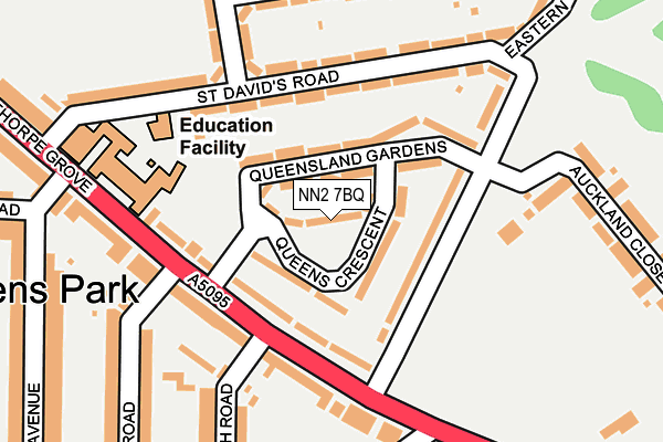 NN2 7BQ map - OS OpenMap – Local (Ordnance Survey)