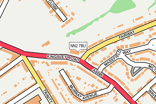NN2 7BU map - OS OpenMap – Local (Ordnance Survey)