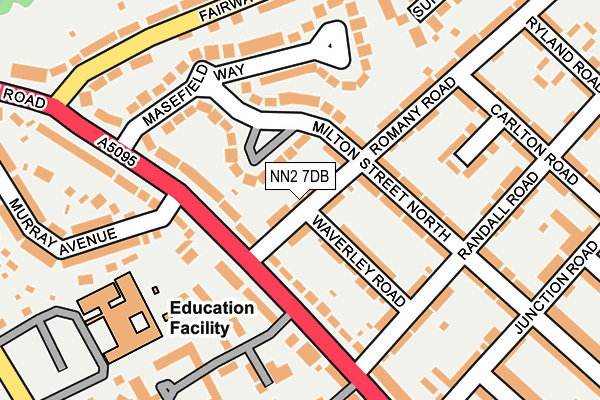 NN2 7DB map - OS OpenMap – Local (Ordnance Survey)
