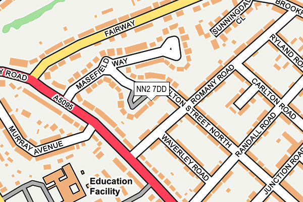 NN2 7DD map - OS OpenMap – Local (Ordnance Survey)