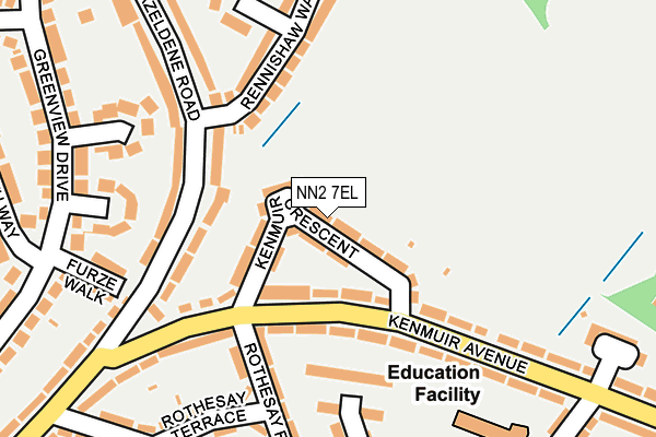 NN2 7EL map - OS OpenMap – Local (Ordnance Survey)