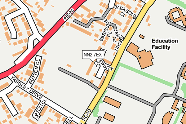 NN2 7EX map - OS OpenMap – Local (Ordnance Survey)