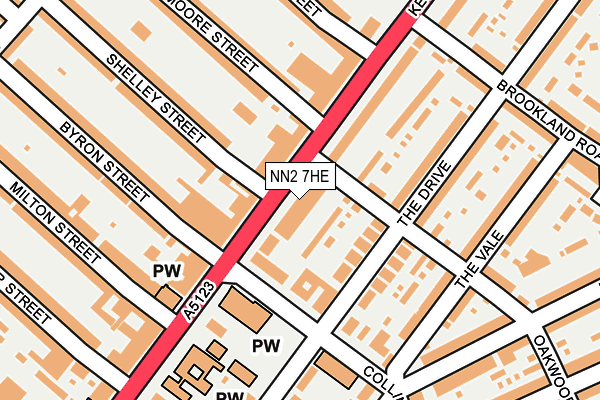 NN2 7HE map - OS OpenMap – Local (Ordnance Survey)
