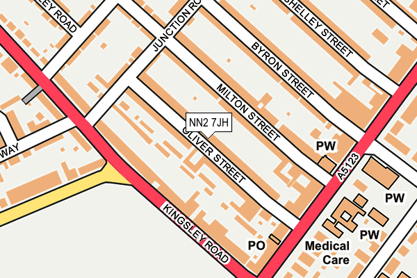 NN2 7JH map - OS OpenMap – Local (Ordnance Survey)