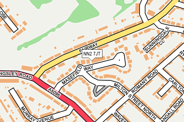 NN2 7JT map - OS OpenMap – Local (Ordnance Survey)