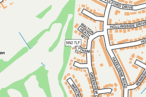 NN2 7LF map - OS OpenMap – Local (Ordnance Survey)