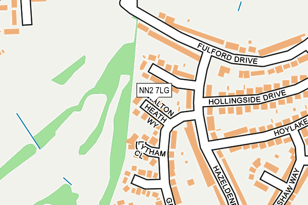 NN2 7LG map - OS OpenMap – Local (Ordnance Survey)