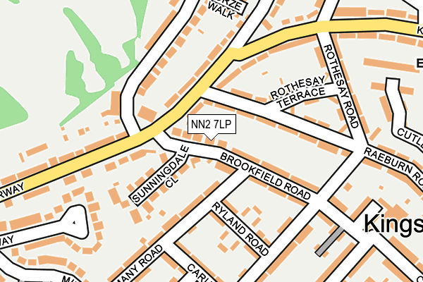 NN2 7LP map - OS OpenMap – Local (Ordnance Survey)