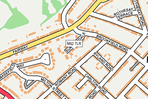 NN2 7LR map - OS OpenMap – Local (Ordnance Survey)