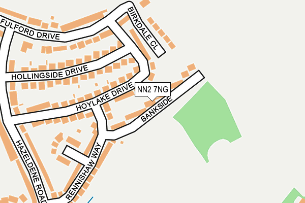 NN2 7NG map - OS OpenMap – Local (Ordnance Survey)
