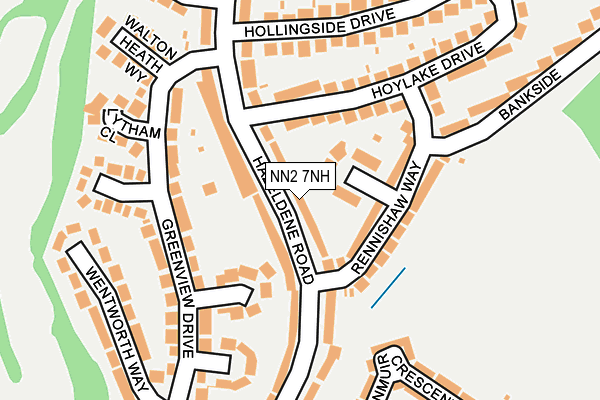 NN2 7NH map - OS OpenMap – Local (Ordnance Survey)