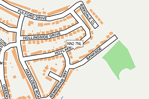 NN2 7NL map - OS OpenMap – Local (Ordnance Survey)