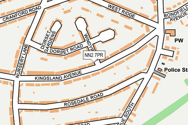 Map of BOBOS INC LTD at local scale
