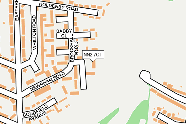 NN2 7QT map - OS OpenMap – Local (Ordnance Survey)