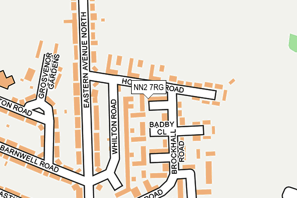 NN2 7RG map - OS OpenMap – Local (Ordnance Survey)