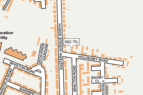NN2 7RJ map - OS OpenMap – Local (Ordnance Survey)