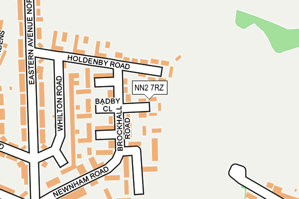 NN2 7RZ map - OS OpenMap – Local (Ordnance Survey)