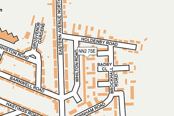 NN2 7SE map - OS OpenMap – Local (Ordnance Survey)