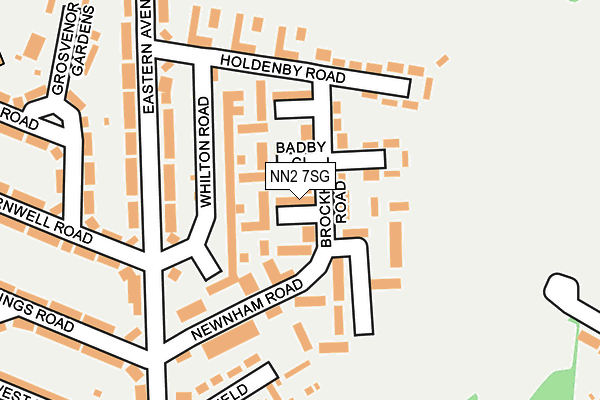 NN2 7SG map - OS OpenMap – Local (Ordnance Survey)