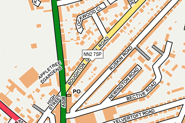 NN2 7SP map - OS OpenMap – Local (Ordnance Survey)