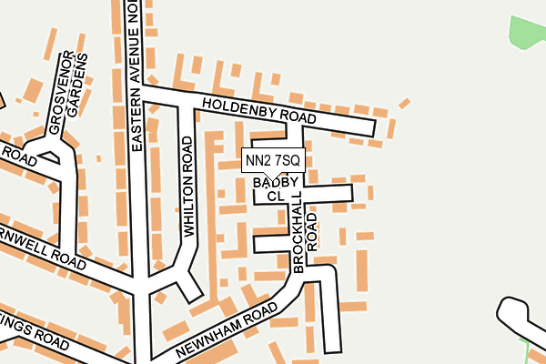 NN2 7SQ map - OS OpenMap – Local (Ordnance Survey)